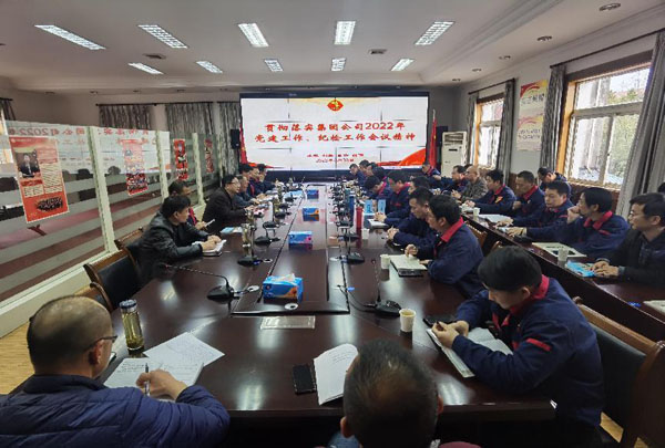 公司召開會議傳達集團公司黨建工作、紀檢工作會議精神