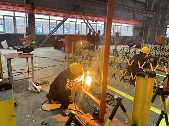 公司舉辦電焊工、電工技術(shù)比武